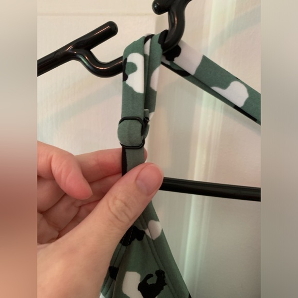 Kona Sol Leopard Print Tankini Bathing Suit Top - Picture 6 of 7